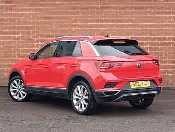 Used VW T-Roc SEL 150 HP (110 kW) 2021 Red SUV