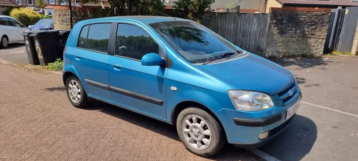 Used Hyundai Getz 105 HP (77 kW) 2003 Blue Hatchback