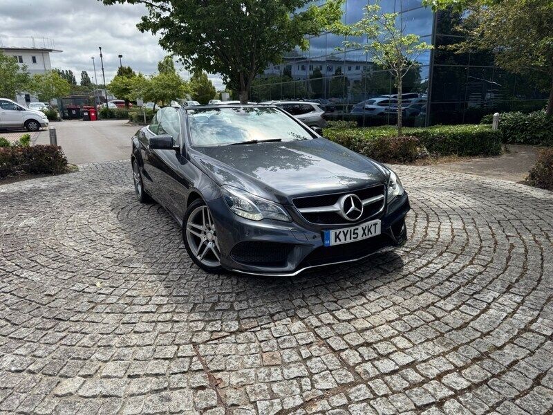 Grey Used 2015 Mercedes E220 AMG line Cabriolet | £8,295 (Fair price) - Image 1/4