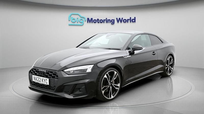 Used Audi A5 Black Edition 245 HP (180 kW) 2022 Black Coupe