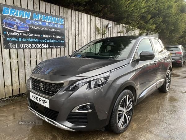 Used Peugeot 3008 GT-line 150 HP (110 kW) 2018 Grey Hatchback