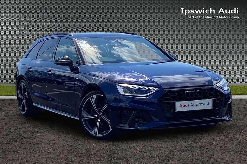 Blue Used 2024 Audi A4 Black Edition Estate | £33,054 (Expensive) - Image 1/4