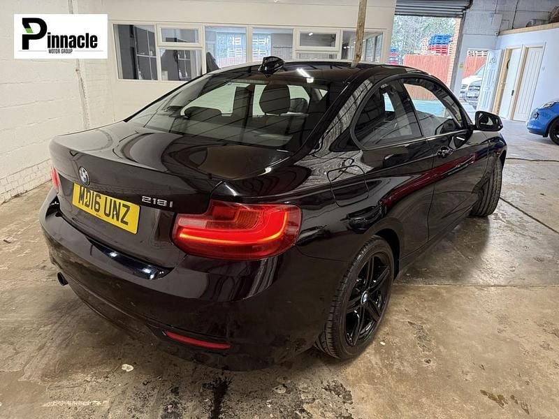 Used BMW 218 Sport Line 136 HP (100 kW) 2016 Black Coupe