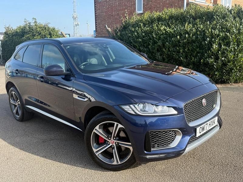 Used Jaguar F-Pace S 300 HP (220 kW) 2017 Blue SUV