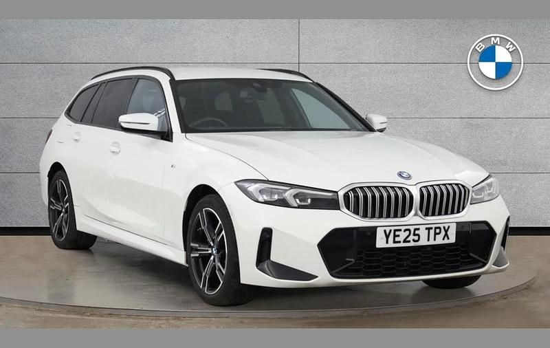 White Used 2025 BMW 330e M Sport Estate | £36,105 (Super price) - Image 1/4