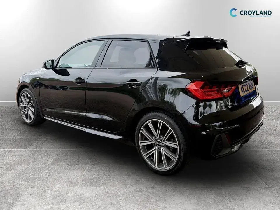 Used Audi A1 Sportback S-Line 110 HP (80 kW) 2022 Black Hatchback