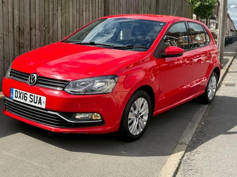 Red Used 2016 VW Polo SE Hatchback | £5,695 (Good price) - Image 1/4