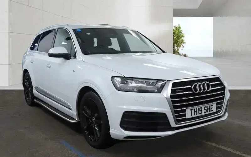 Used Audi Q7 S-Line 231 HP (169 kW) 2019 White SUV