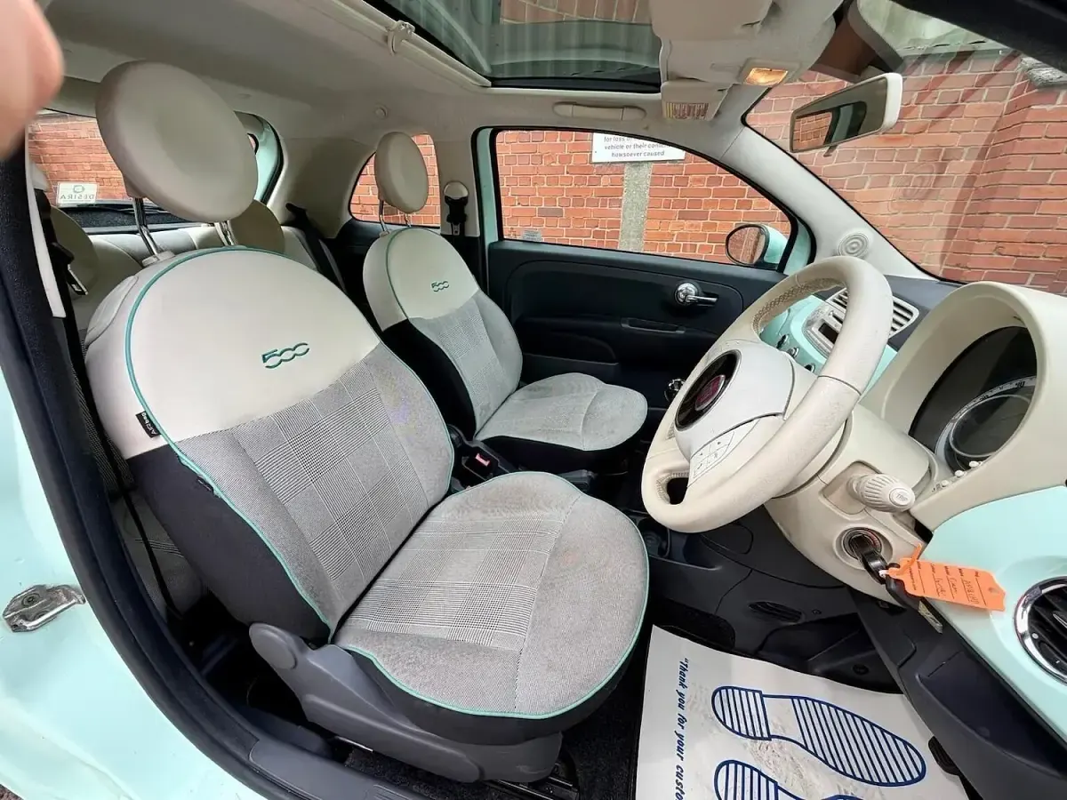 Used Fiat 500 Lounge 69 HP (50 kW) 2014 Green Hatchback