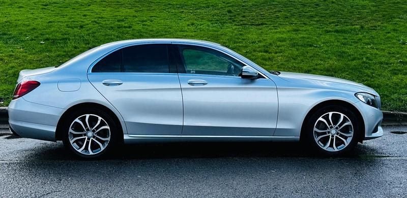 Used Mercedes C350e 2016 Silver Sedan