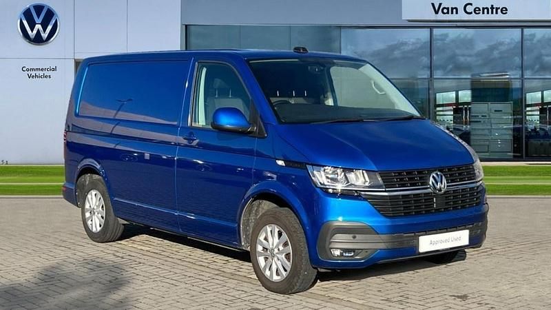 Blue Used 2021 VW T6.1 Highline Van | £25,791 (Good price) - Image 1/4