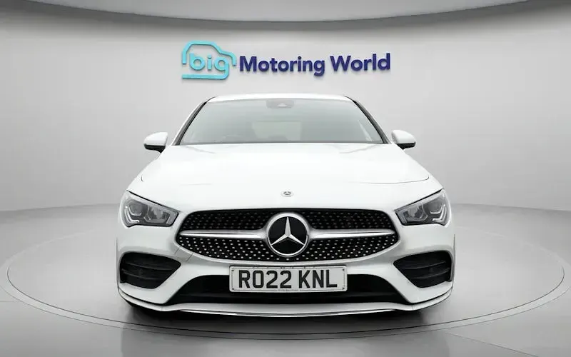 Used Mercedes CLA200 AMG Line Premium 163 HP (119 kW) 2022 White Coupe