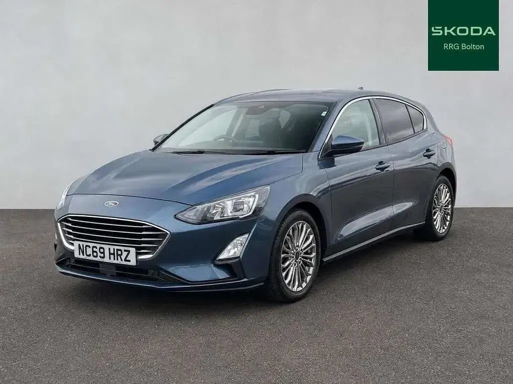 Used Ford Focus Titanium X 123 HP (90 kW) 2020 Blue Hatchback