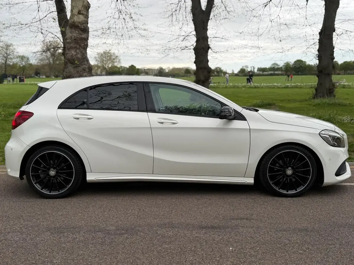 Used Mercedes A200 AMG Line Premium 2015 White Hatchback