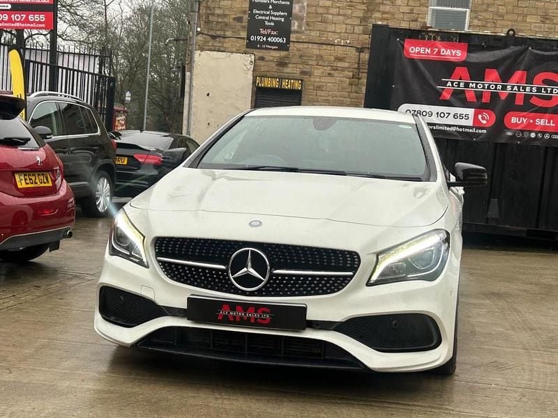Used Mercedes CLA200 AMG line 2017 White Sedan