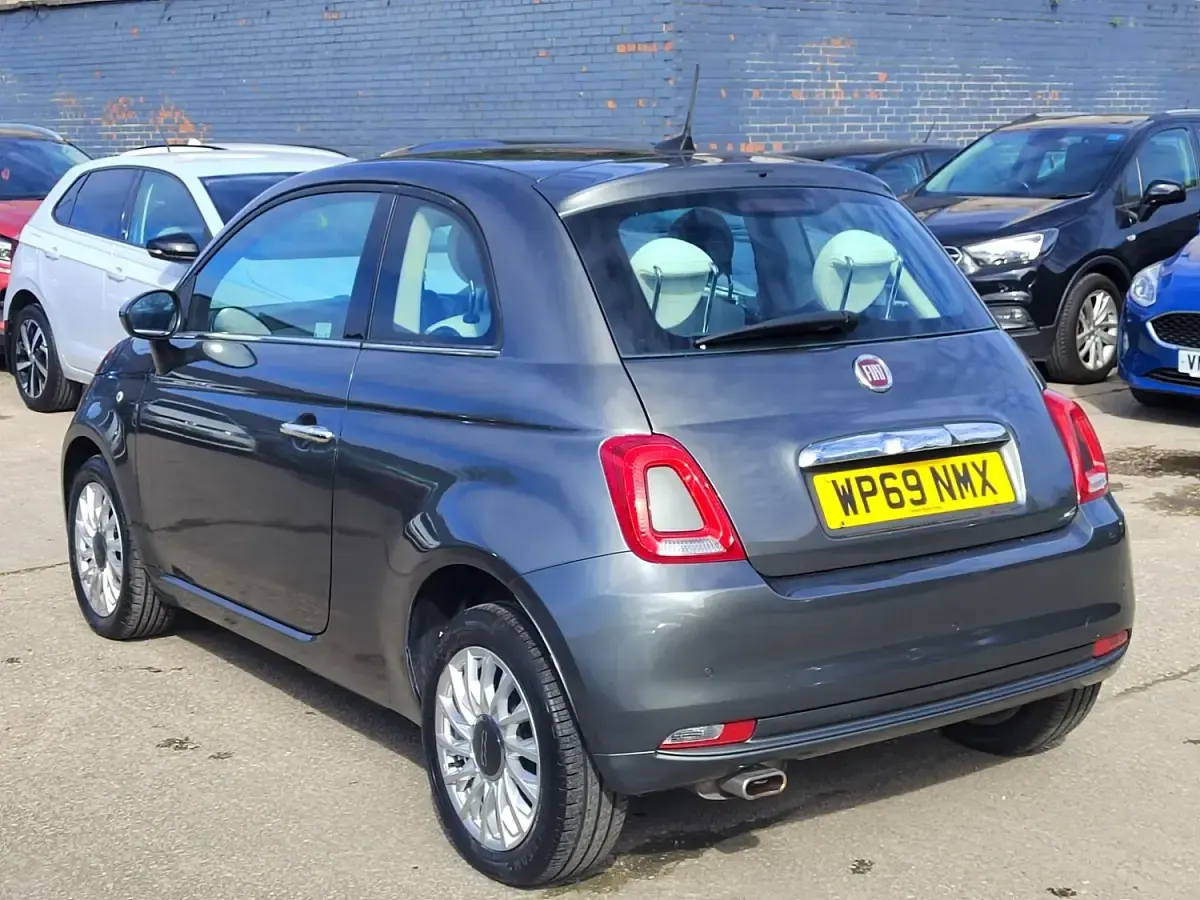 Used Fiat 500 Lounge 68 HP (50 kW) 2019 Grey Hatchback