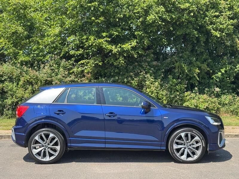 Blue Used 2021 Audi Q2 S-Line SUV | £19,999 (Good price) - Image 1/4
