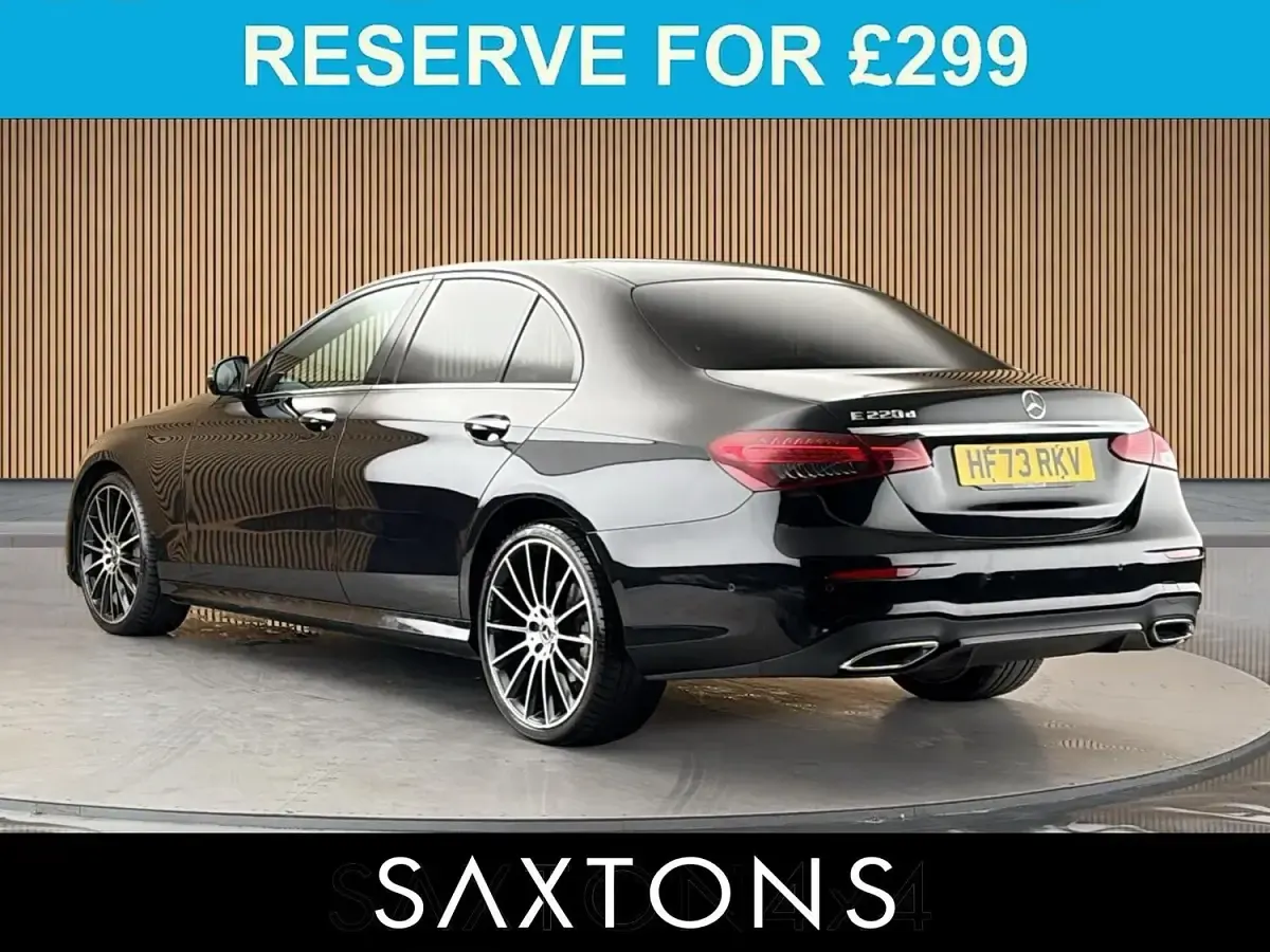 Used Mercedes E220 AMG line 194 HP (142 kW) 2023 Black Sedan