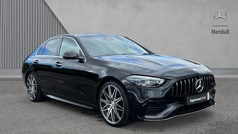 Black Used 2023 Mercedes C43 AMG Premium Plus Sedan | £46,380 (Fair price) - Image 1/4