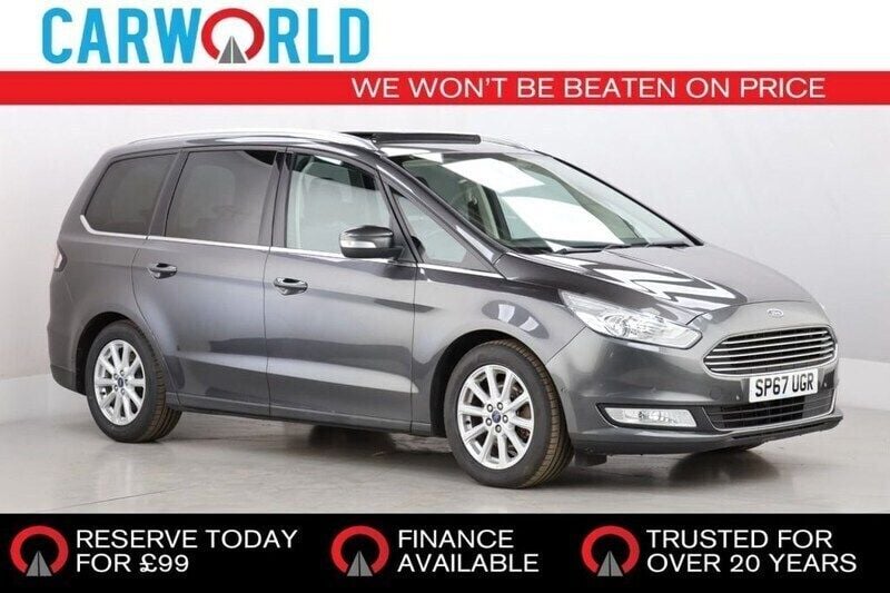Grey Used 2017 Ford Galaxy Titanium X MPV | £11,700 (Fair price) - Image 1/3