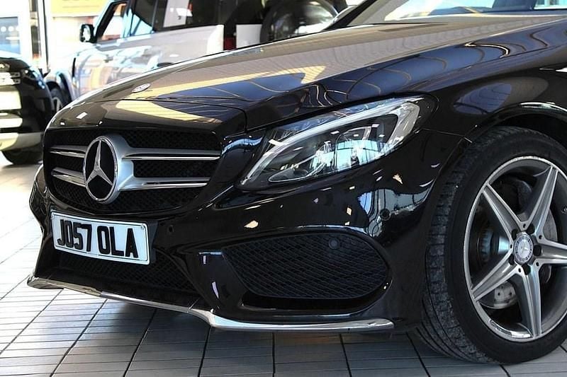 Used Mercedes C250 AMG line 204 HP (150 kW) 2015 Black Sedan