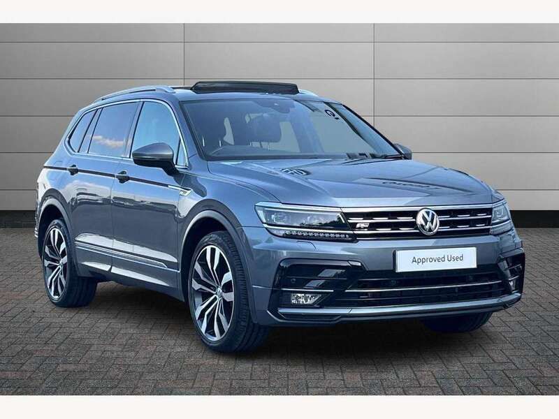 Grey Used 2019 VW Tiguan Allspace R-line SUV | £28,450 (A bit pricey) - Image 1/4