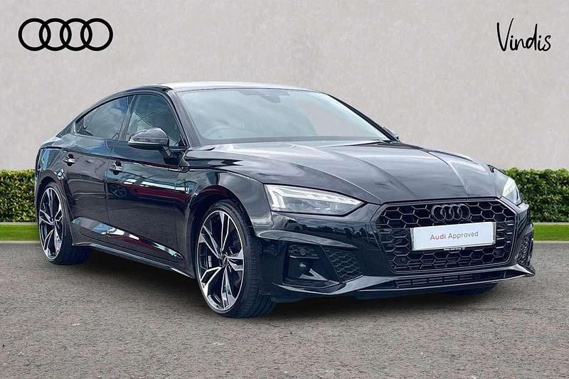 Black Used 2023 Audi A5 Sportback Black Edition Hatchback | £32,092 (A bit pricey) - Image 1/4