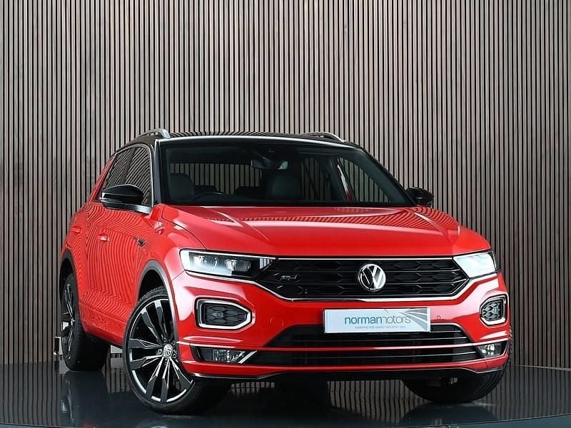 Red Used 2019 VW T-Roc R-line SUV | £17,995 (Good price) - Image 1/3