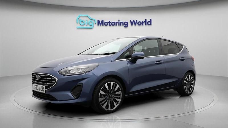 Used Ford Fiesta Titanium X 125 HP (91 kW) 2023 Blue Hatchback