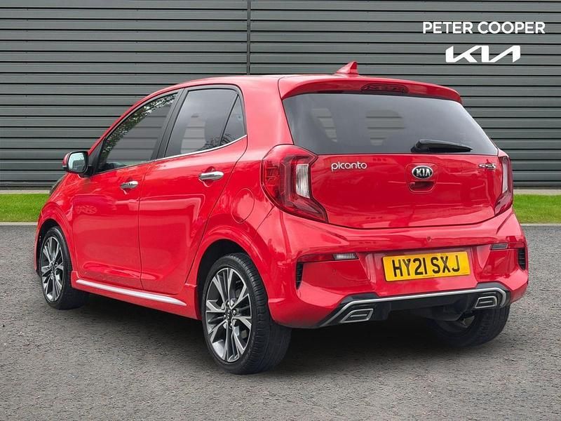 Used Kia Picanto GT-Line S 99 HP (72 kW) 2021 Red Hatchback