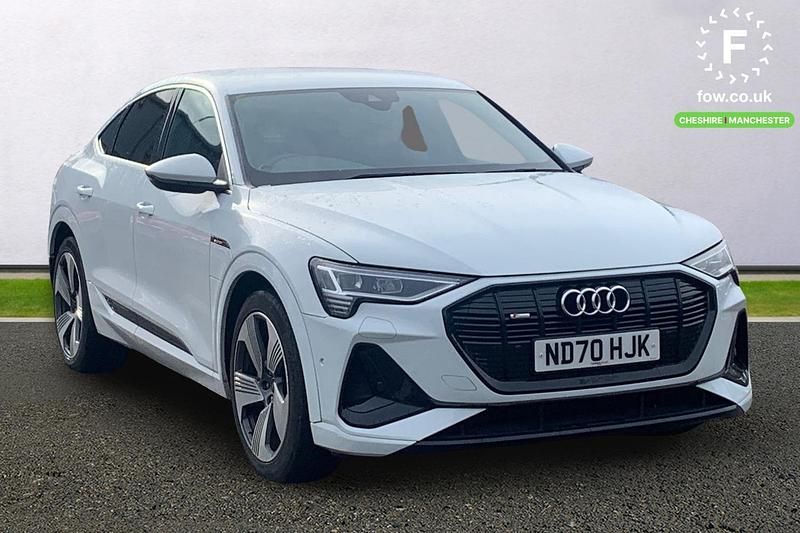 White Used 2020 Audi e-tron S-Line SUV | £23,699 (Fair price) - Image 1/3