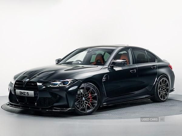 Black Used 2021 BMW M3 Competition Edition Sedan | £54,995 (Fair price) - Image 1/4