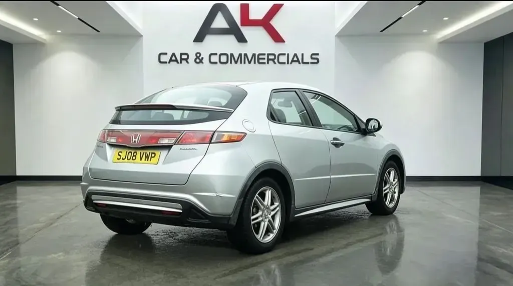 Used Honda Civic SE 2008 Silver Hatchback