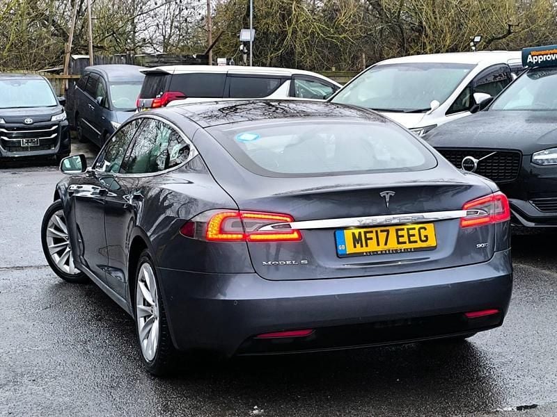 Used Tesla Model S 89 kW (122 HP) 2017 Silver Hatchback