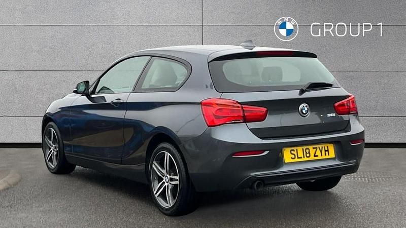 Used BMW 118 Sport Line 136 HP (100 kW) 2018 Mineral grey Hatchback