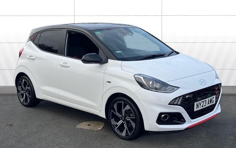 White Used 2023 Hyundai i10 N Line Hatchback | £14,504 (Fair price) - Image 1/4