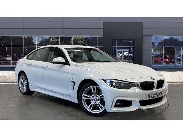 White Used 2020 BMW 420 M Sport Coupe | £16,490 (Super price) - Image 1/4