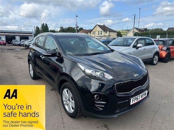 Black Used 2017 Kia Sportage 2 SUV | £9,995 (Good price) - Image 1/1