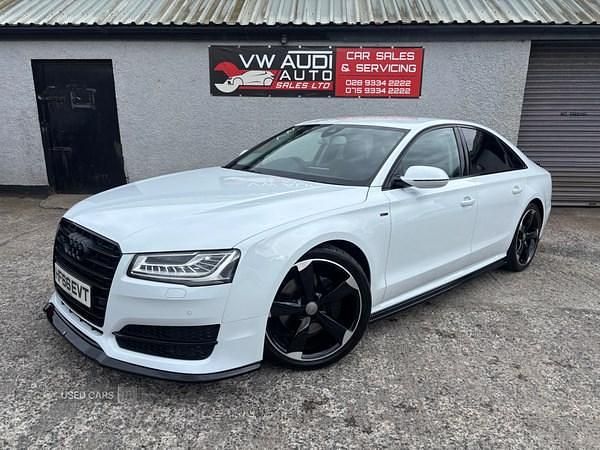 White Used 2017 Audi A8 Black Edition Sedan | £17,995 (Fair price) - Image 1/4