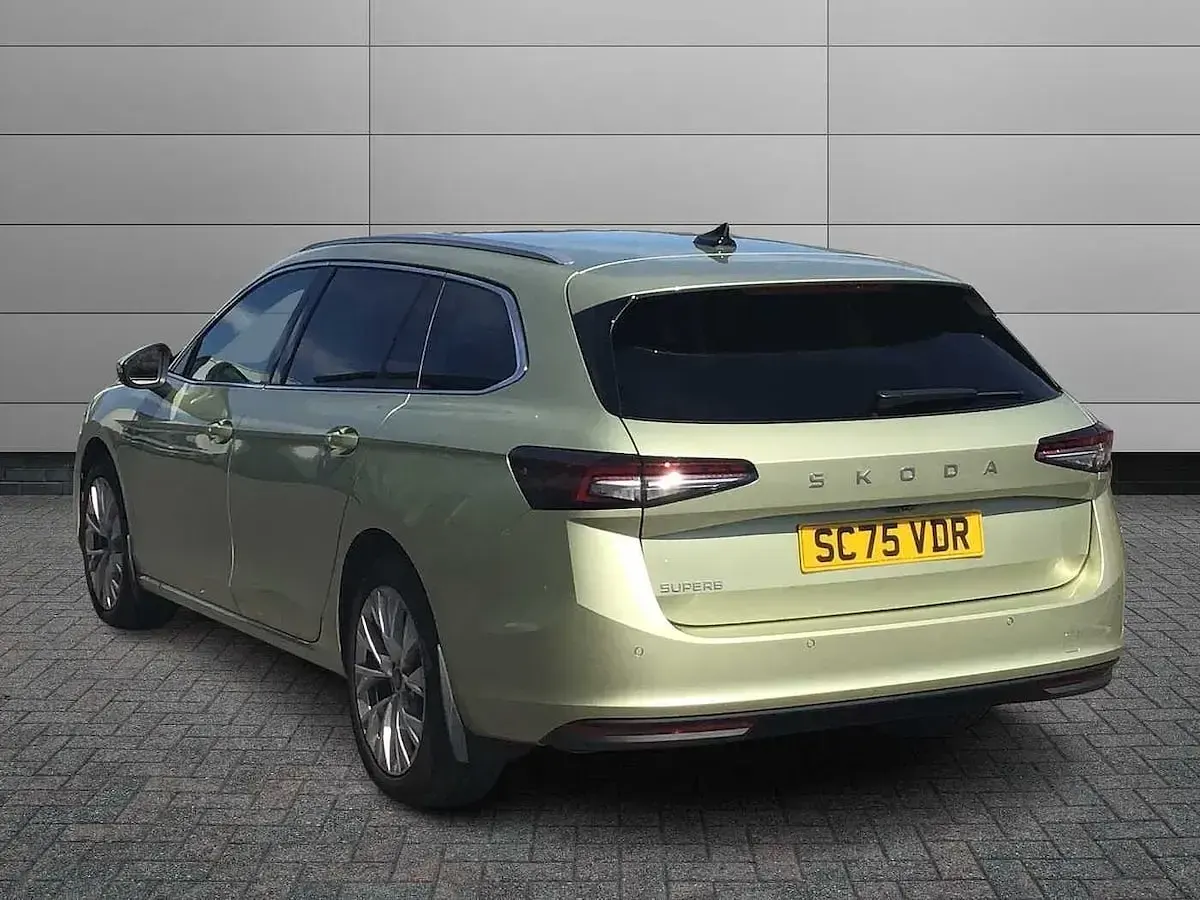 Used Skoda Superb SE L 110 HP (80 kW) 2026 Ice tea yellow metallic Estate