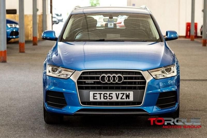 Begagnad Audi Q3 Design 150 HK (110 kW) 2016 Blå SUV