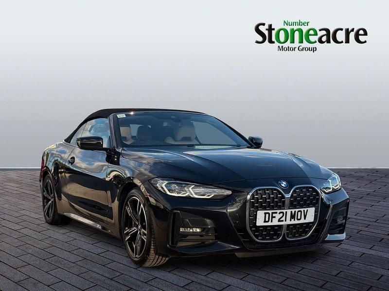 Black Used 2021 BMW 430 Cabriolet M Sport Cabriolet | £26,990 (Good price) - Image 1/4