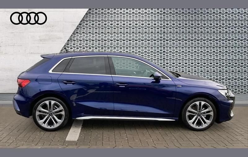 Used Audi A3 S-Line 113 HP (83 kW) 2025 Blue Hatchback