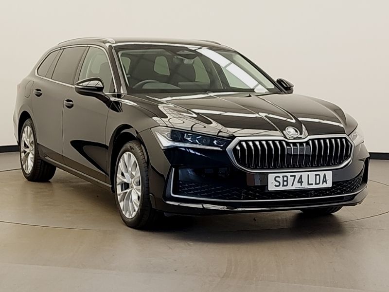 Black Used 2024 Skoda Superb SE L Estate | £27,498 (A bit pricey) - Image 1/4