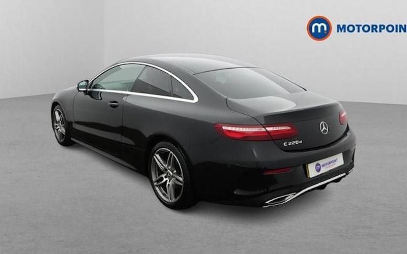 Used Mercedes E220 AMG line 194 HP (142 kW) 2019 Black Coupe
