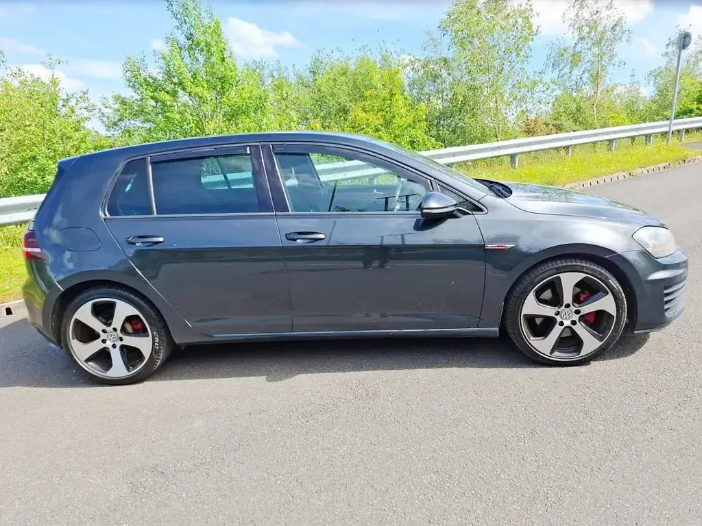 Begagnad VW Golf VII GTI 2014 Grå Halvkombi