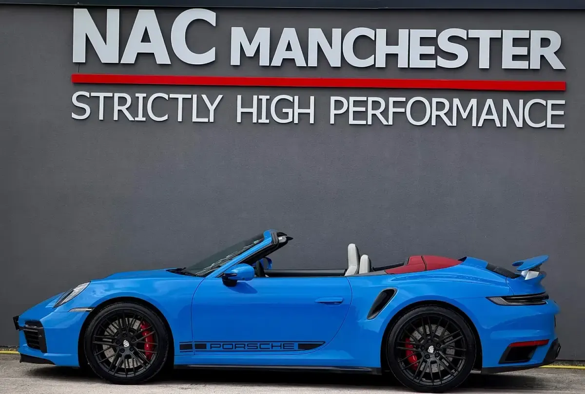 Used Porsche 992 571 HP (419 kW) 2021 Blue Cabriolet
