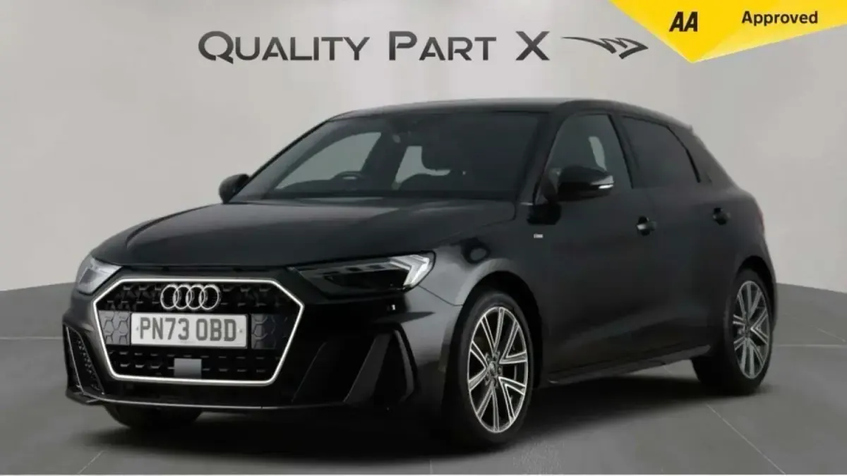 Begagnad Audi A1 Sportback S-Line 110 HK (80 kW) 2023 Svart Halvkombi
