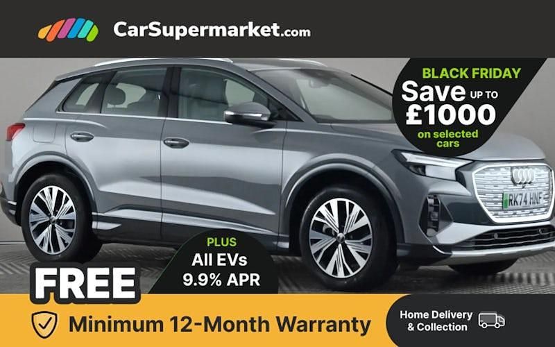 Grey Used 2024 Audi Q4 e-tron Sport SUV | £31,197 - Image 1/4