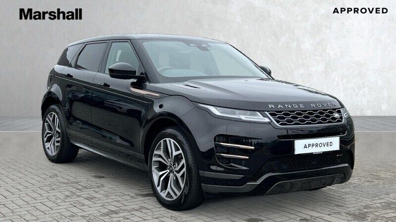 Metallic santorini black Used 2023 Land Rover Range Rover evoque HSE Dynamic Hatchback | £34,727 (Expensive) - Image 1/4
